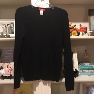 100% cashmere cable knit sweater Med
